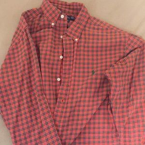 Polo plaid button up